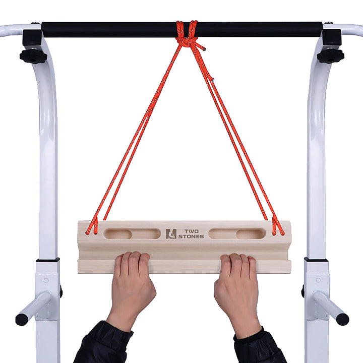 TWO STONES Tragbares Griffbrett als Klettertraining Boards mit Kanten und Taschen, Tragbares Kletter