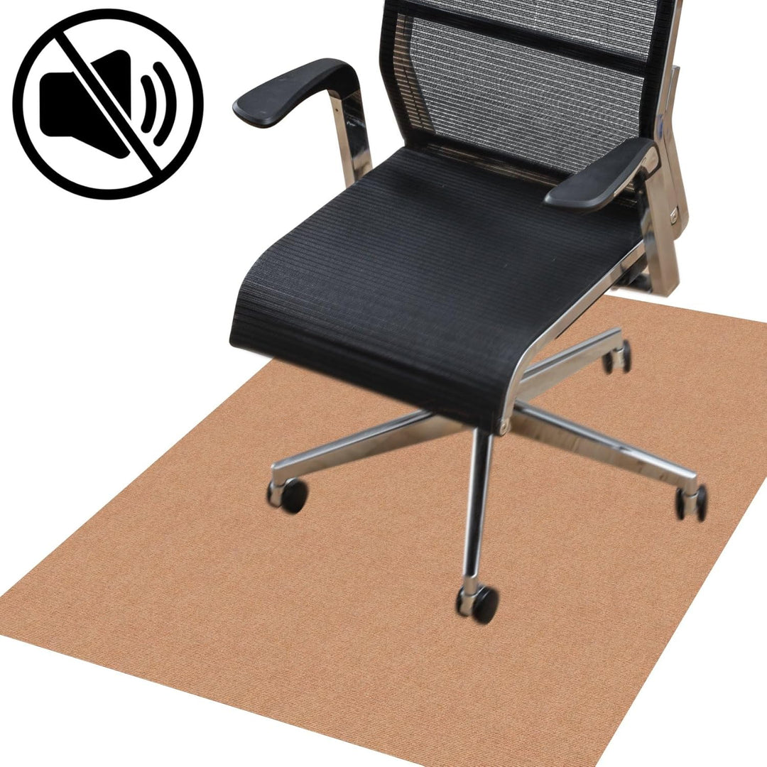 ANRO Bodenschutzmatte Bürostuhl Unterlage Schreibtischstuhl Unterlage Bürostuhl Teppich rutschfeste