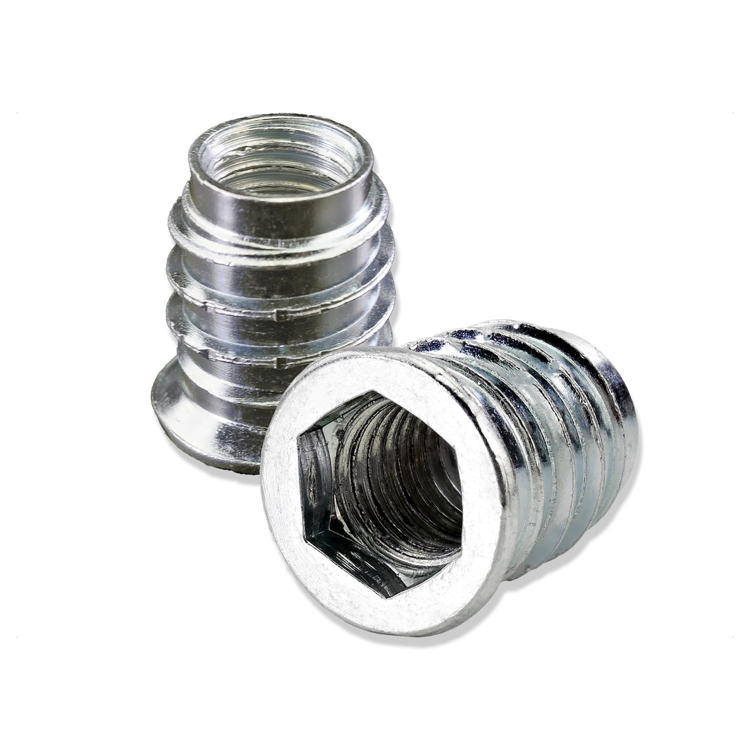 50 X Mprofi MT® Einschraubmutter-Einschraubmuffen-Innensechskantmuttern-Einschraubmutter-Gewindemuff