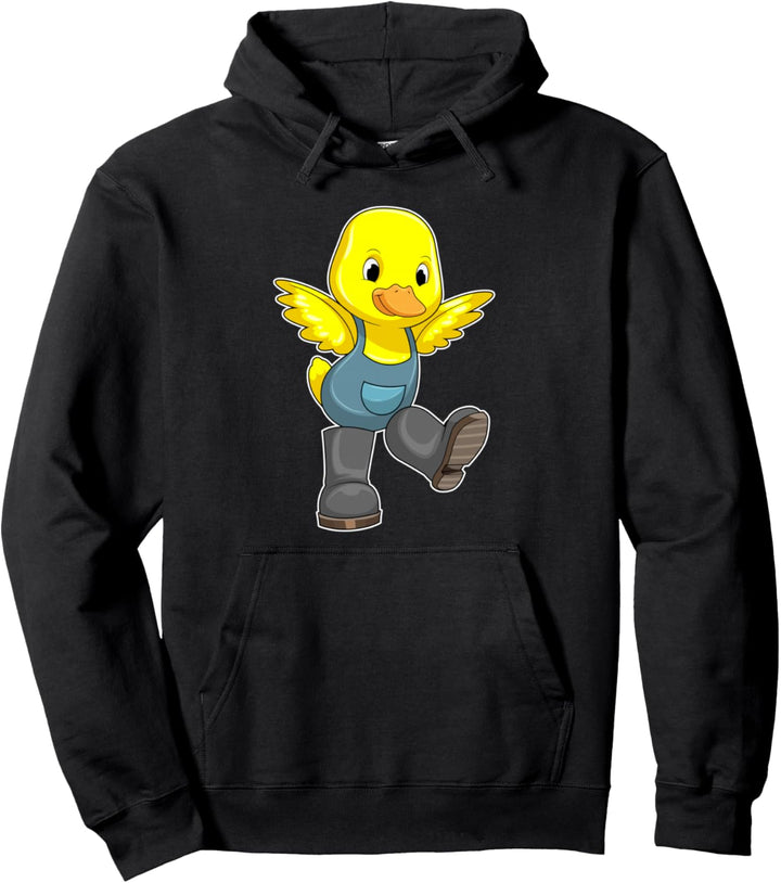 Ente Landwirt Stiefel Pullover Hoodie