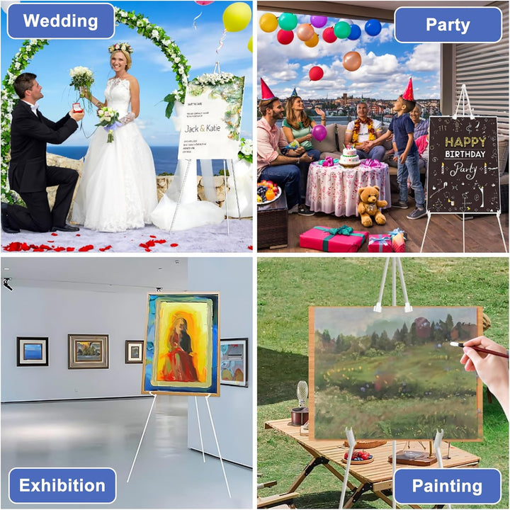 160cm Staffelei Gross Stand für Aufsteller Sitzplan Hochzeit Künstler Poster, Kappbar Stativ Staffel