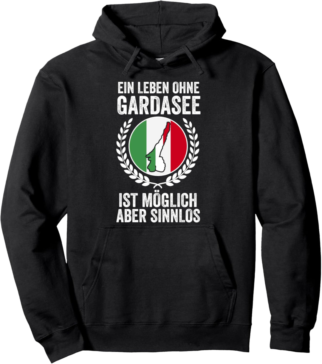 Gardasee Reise Pullover Hoodie