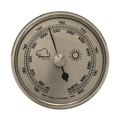 Barometer Einbau-Wetterinstrument (Silber), Silber