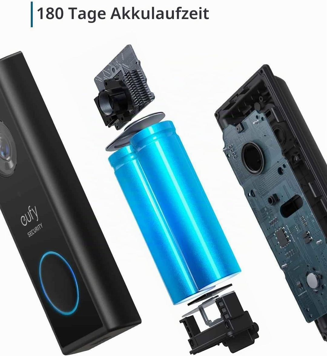 Anker Black Video Doorbell 2K Türsprechanlagen-Zubehör WLAN Ausseneinheit