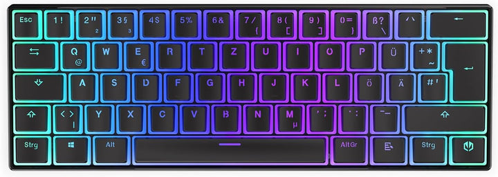 ENDORFY Thock Compact Wireless DE Kailh Box Black Pudding, Kompakte, Mechanische Switches Kailh Box