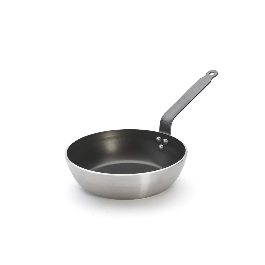 De Buyer Choc Stielkasserolle mit Antihaftbeschichtung, Durchmesser, H 7-8188.24, Antihaft-Aluminium