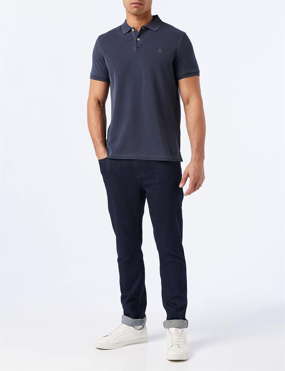 MARC O’POLO CASUAL Polo – Herren Poloshirt – klassisches Polohemd aus Bio-Baumwolle L 896, L 896