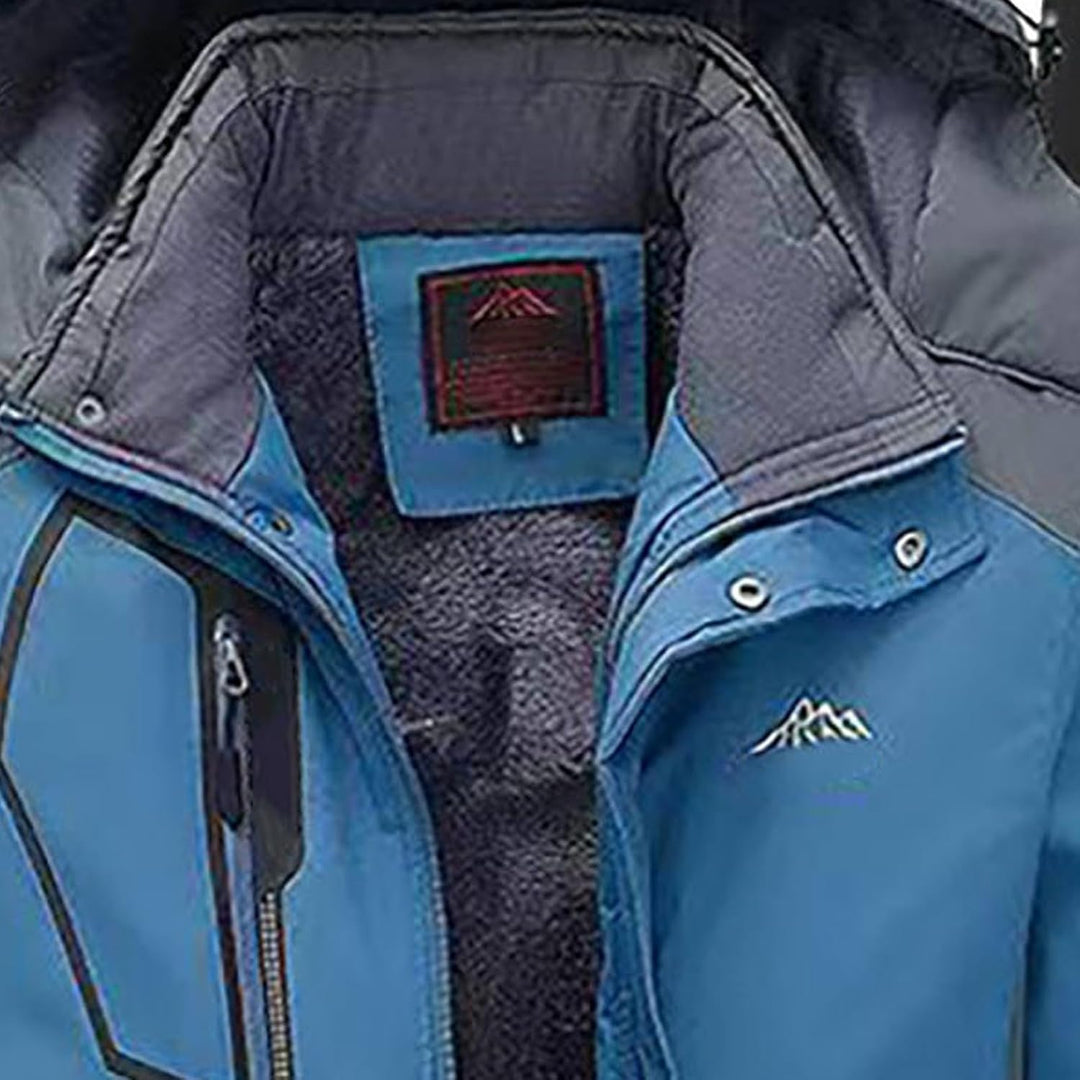 Skianzug Herren 2 Teilig Set - Schneeanzug Herren Zweiteilig Outdoor-Skikleidung Winddicht Ski Anzug