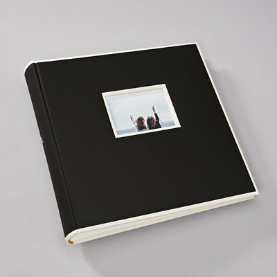 Semikolon 351099 Jumbo Album – 30x30 cm, 100 Seiten cremefarben, für 10x15 Fotos, mit Pergaminpapier