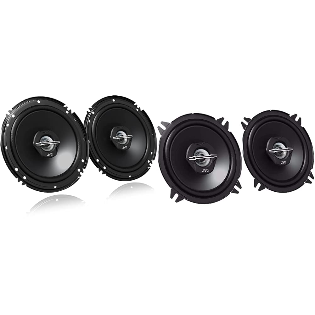 JVC CS-J620X 16 cm 2-Wege-Koaxial-Lautsprecher, 2 Stück & CS-J520X 13 cm 2-Wege-Koaxial-Lautsprecher