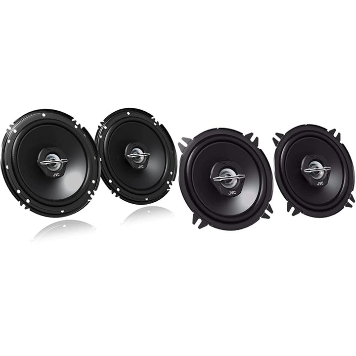 JVC CS-J620X 16 cm 2-Wege-Koaxial-Lautsprecher, 2 Stück & CS-J520X 13 cm 2-Wege-Koaxial-Lautsprecher