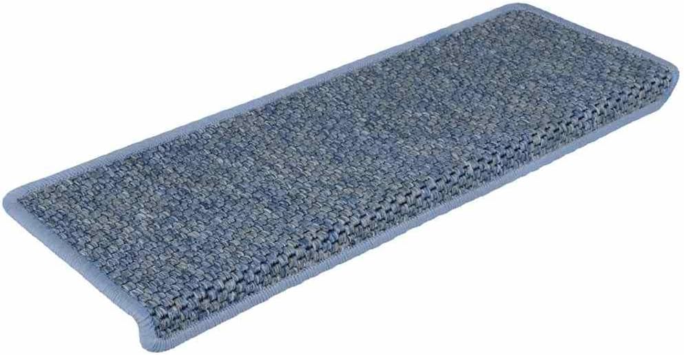 vidaXL Treppenmatten 15 STK., Stufenmatten Selbstklebend, Treppenteppich in Sisal-Optik, Treppenstuf