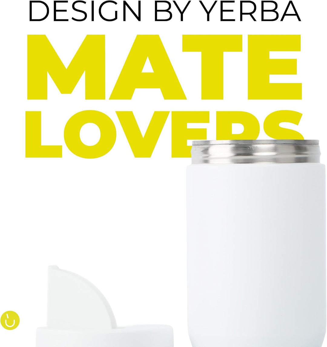BALIBETOV Yerba Mate-Behälter (Yerbero) mit AusgieÃƒŸer ââ‚¬â€œ Langlebige Behälter aus 304 Edelstah