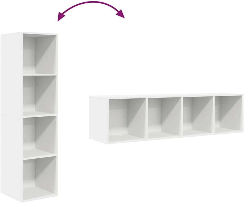 vidaXL TV Wandschrank Hängeschrank TV Möbel Schrank Fernsehtisch Fernsehschrank HiFi-Schrank mit 4 F