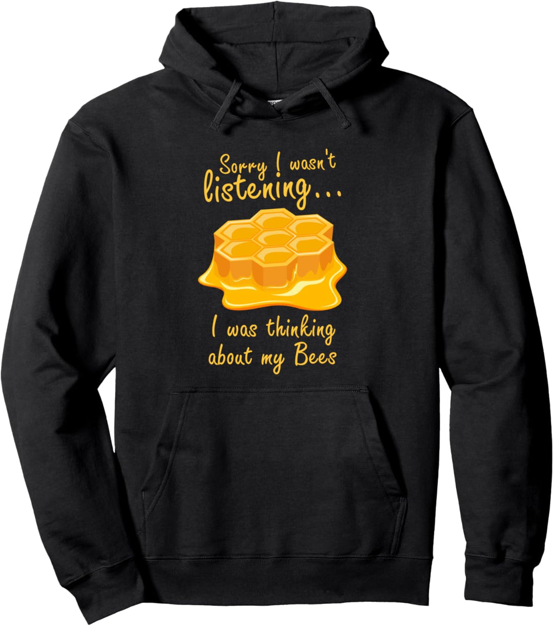 Nachdenken über Honig und Bienen Bienenzucht Bienenstock Pullover Hoodie