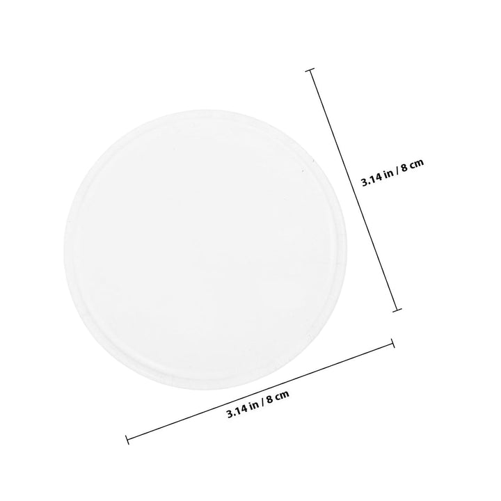 Zerodeko 5 Stück Silikonpad für Wimpern Runde Transparente Silikon Wimpernpalette Antistatisch für W