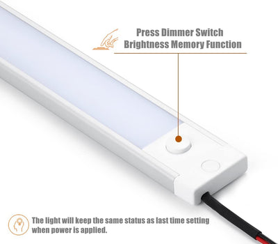 acegoo 12V LED Unterbauleuchte Wohnmobil 8W 860lm 51cm Dimmbar Innenbeluchtung Mit Integriertem Dimm