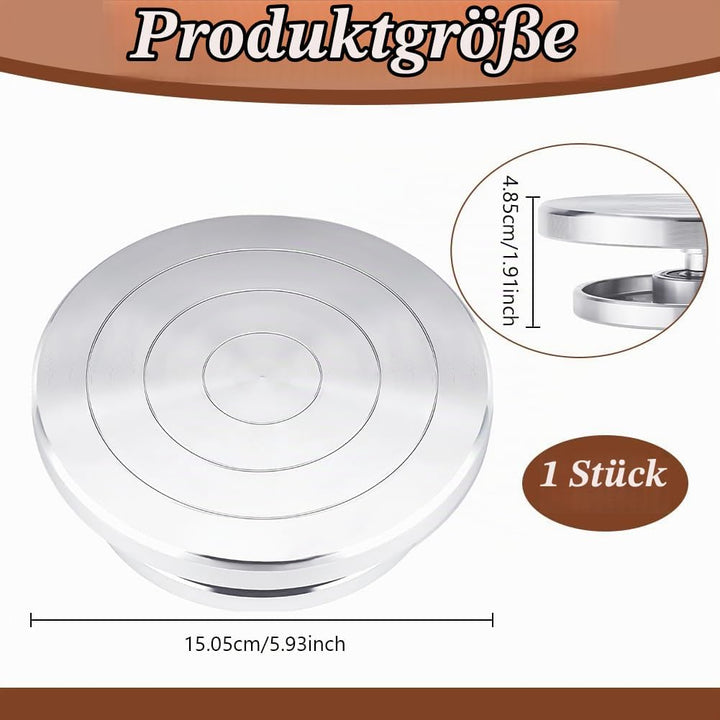 UNICRAFTALE 15cm 1 Stück Action Displays Legierung Keramik Drehscheibe Drehscheibe Skulpturrad Drehs