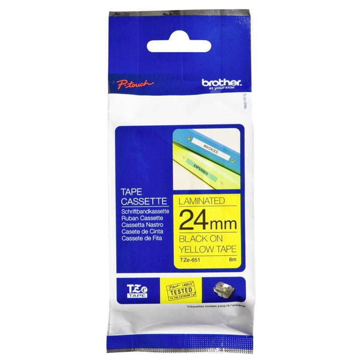 Brother Original P-touch Schriftband TZe-651 (kompatibel mit Brother P-touch P700,- 2430, -D600, -97