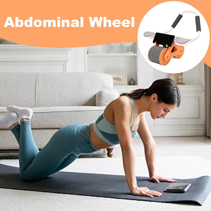 Bauch-Roller-Rad – abnehmbare Bauch-Trainingsausrüstung, tragbarer Bauch-Trainingsroller mit Anti-Ru