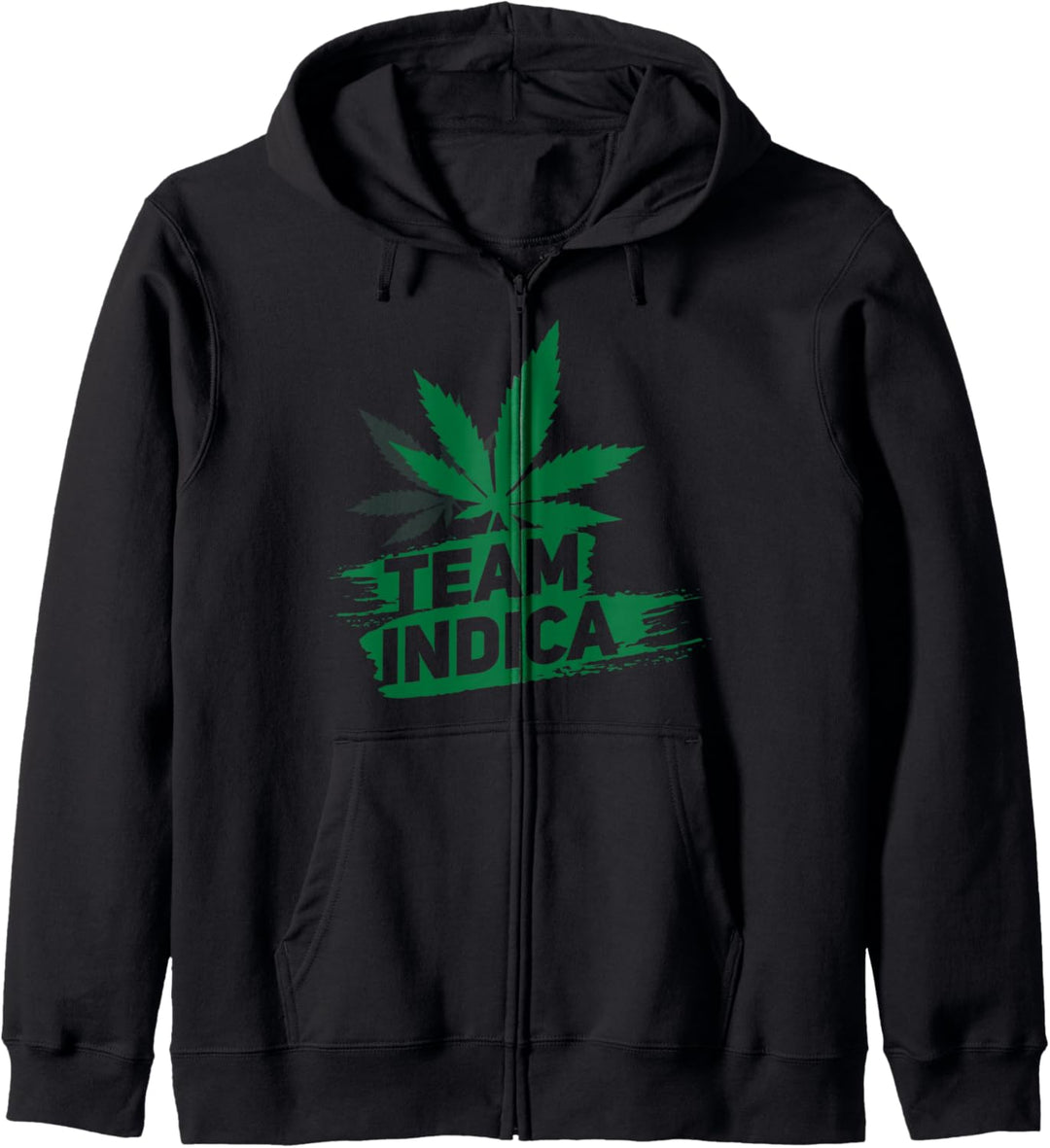 Team Indica Weed Marihuana Sorte Kapuzenjacke
