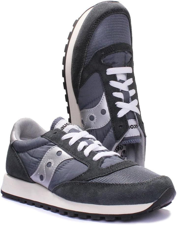 Saucony Jazz Original Vintage Herren Sportschuhe 37 EU Blue Navy Silver, 37 EU Blue Navy Silver