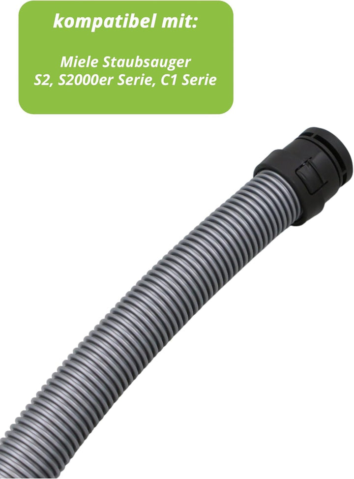 Hochwertiger Schlauch passend für Miele S2, S2000 er Serie (z.B. S 2120), C1 - Top Qualität