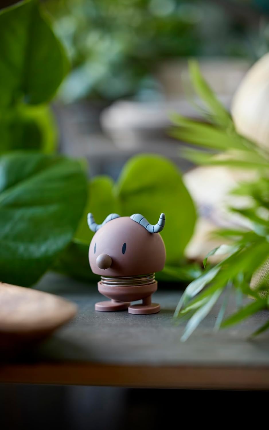 Hoptimist Soft Buffalo, Wackelfigur & Glücksbringer Skandinavisch, Wohnzimmer & Schreibtisch Deko, B
