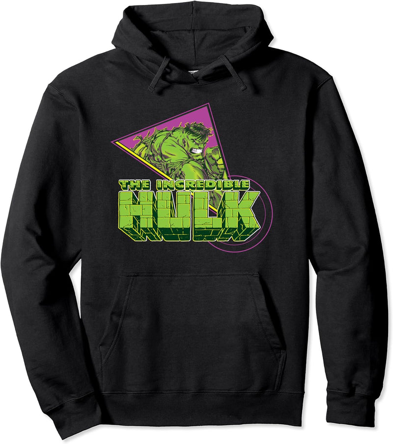 Marvel The Incredible Hulk Retro 90s Comic Pullover Hoodie