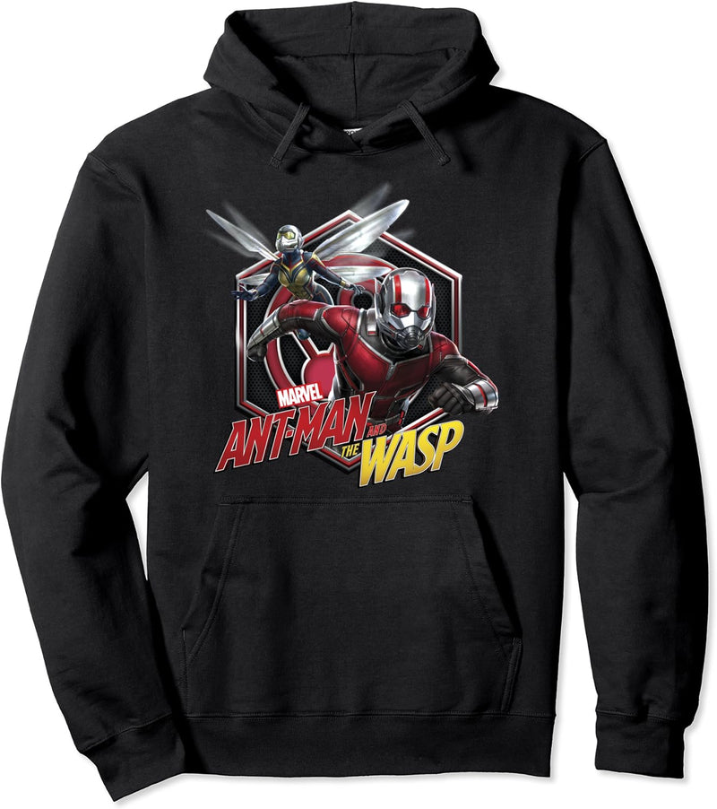 Marvel Ant-Man And The Wasp Hexagon Portrait Pullover Hoodie