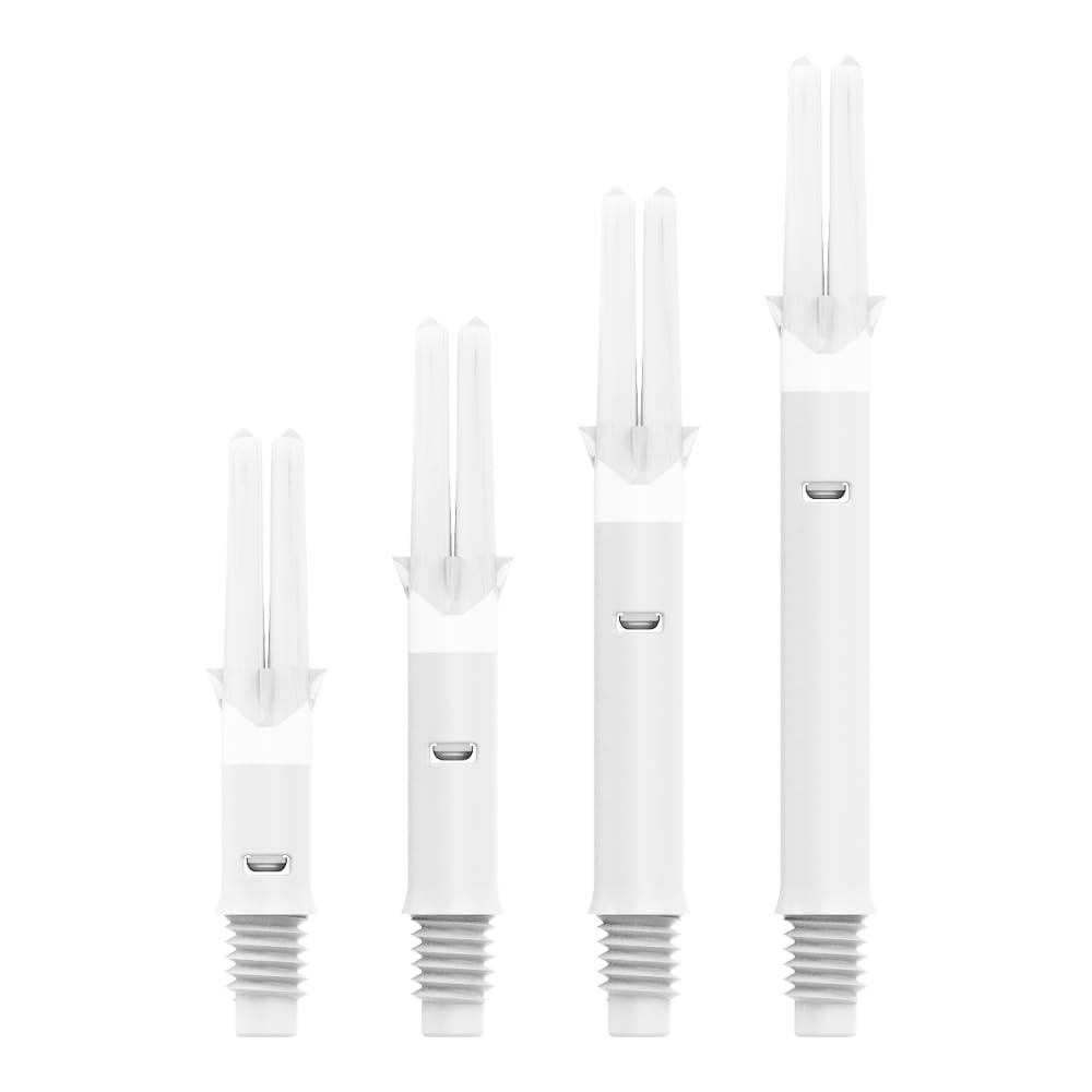 L.Style LSTYLE Dart-Schäfte: 2BA Standard-Gewinde Nylon Stiele - Champagnerringe im Lieferumfang ent