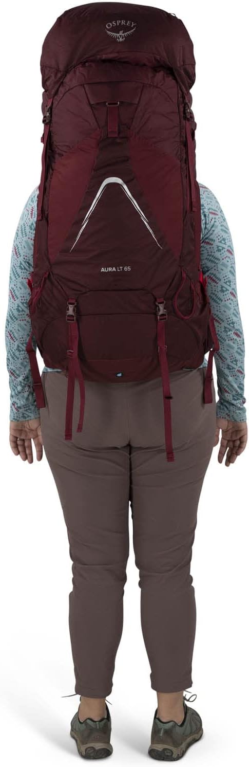 Osprey Europe Damen Aura Ag Lt 65 Backpack Koseret/Darjeeling Spring Green WM/L, Koseret/Darjeeling