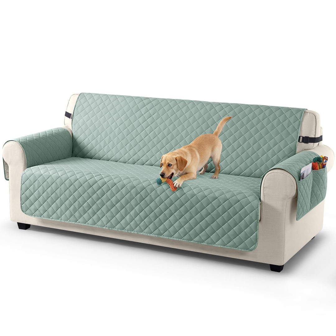 TAOCOCO Sofa Überzug, Sofabezug Wasserdicht Mit Gummiband，Wohnzimmer Anti-Rutsch Gepolsterter Sofasc