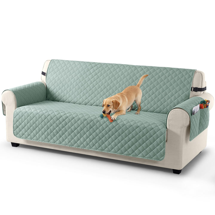 TAOCOCO Sofa Überzug, Sofabezug Wasserdicht Mit Gummiband，Wohnzimmer Anti-Rutsch Gepolsterter Sofasc