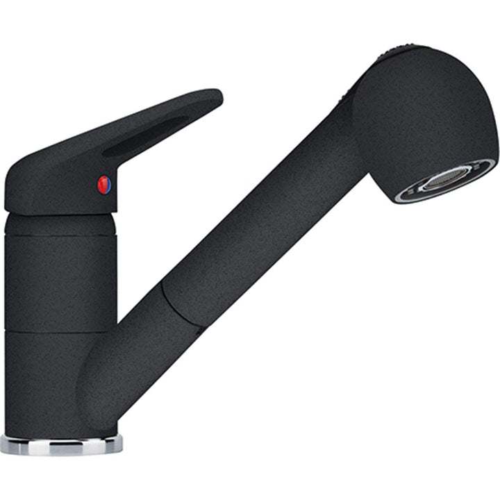 Franke Prince II Einhebelmischer onyxfarben 115.0470.675, mittel, Onyx