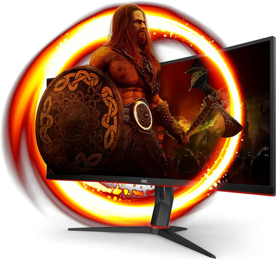 AOC Gaming CU34G2X - 34 Zoll WQHD Curved Monitor, 144 Hz, 1ms, FreeSync Premium (3440x1440, HDMI, Di