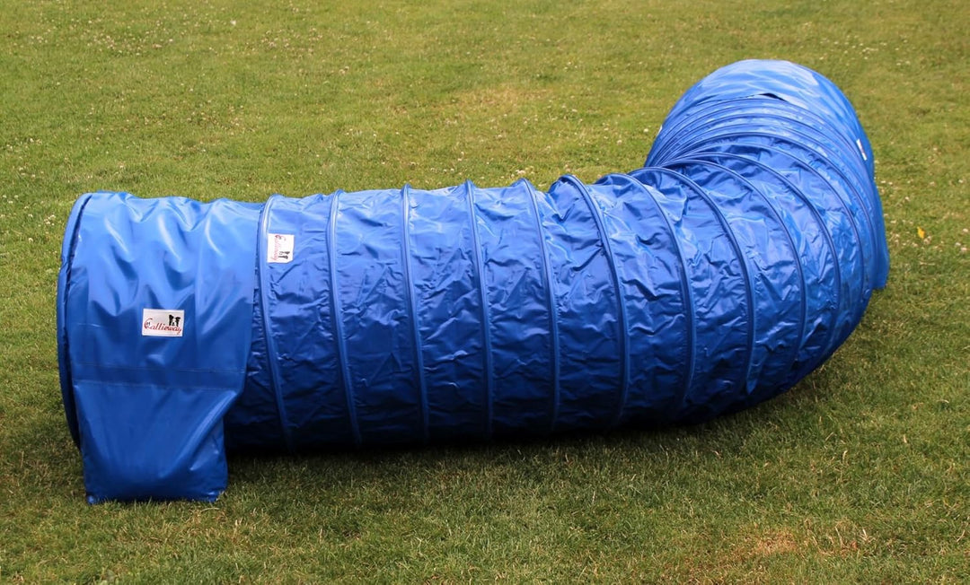 Callieway® Dog Agility Tunnel Profi Hunde Tunnel Agility Gerät (Stützsandsäcke bereits inklusive) (3