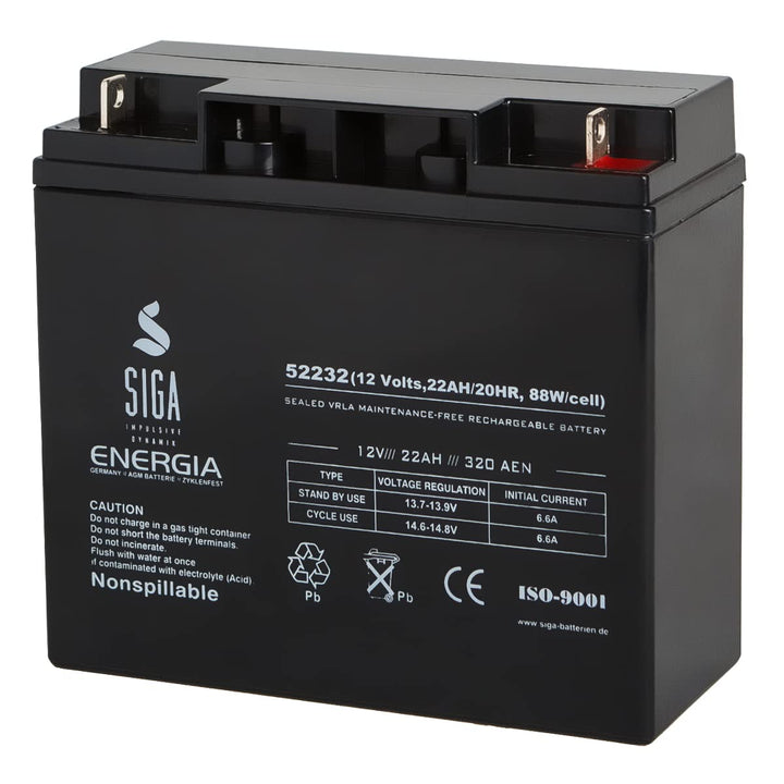 Blei Akku 22AH 12V AGM GEL Batterie Motorrad Batterie Jetski 18Ah 19Ah 20Ah 23Ah