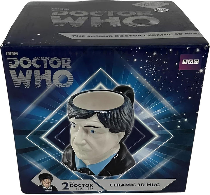 Doctor Who Ceramic 3D Mug - Patrick Troughton (2nd Dr)