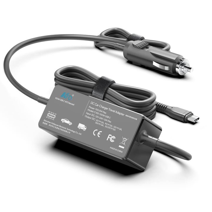 KFD 100W 96W 90W 87W 65W USB C DC 12V-24V KFZ Ladekabel Auto Ladegerät Laptop Netzteil für MacBook P