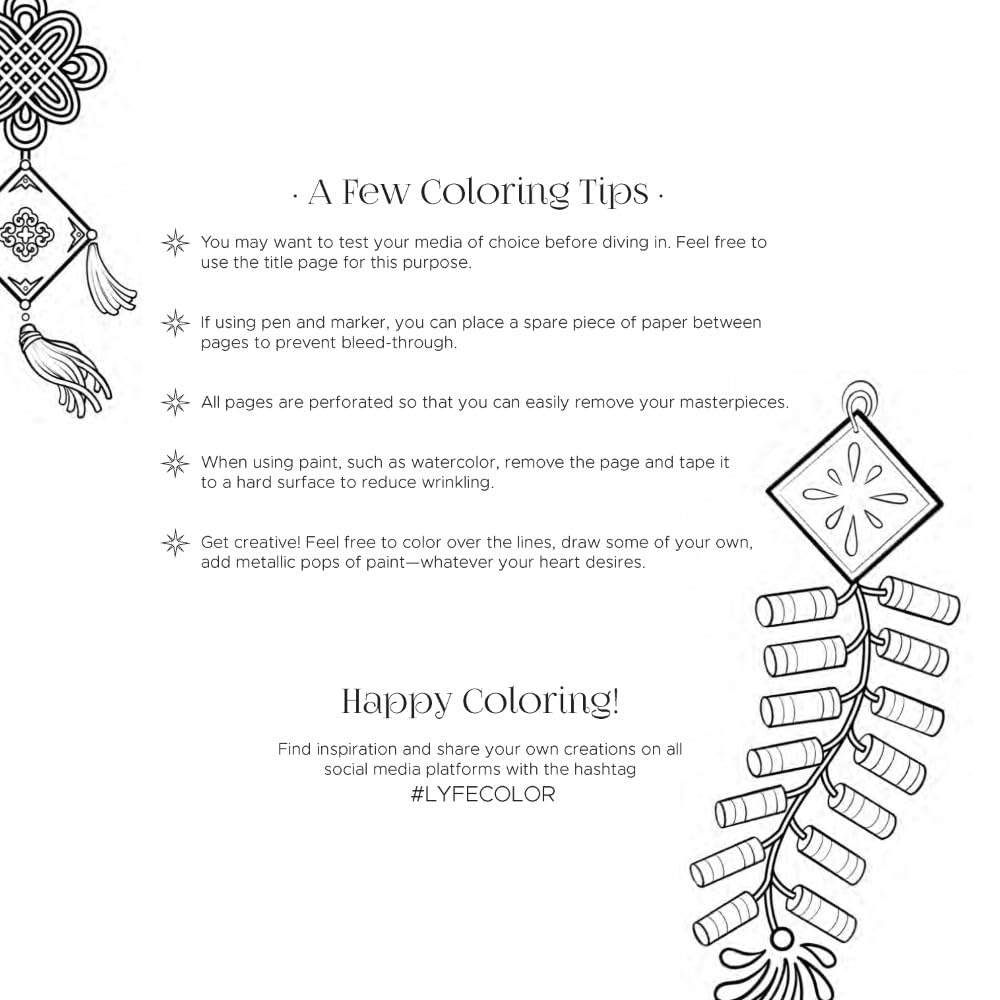 Lunar: A Zodiac Art & Coloring Book (Dover Adult Coloring Books), Taschenbuch