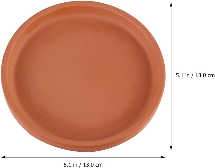 UPKOCH 5 Stücke Ton Blumentopf Untersetzer Terracotta Runde Pflanzentopf Untertasse Terrakotta Pflan