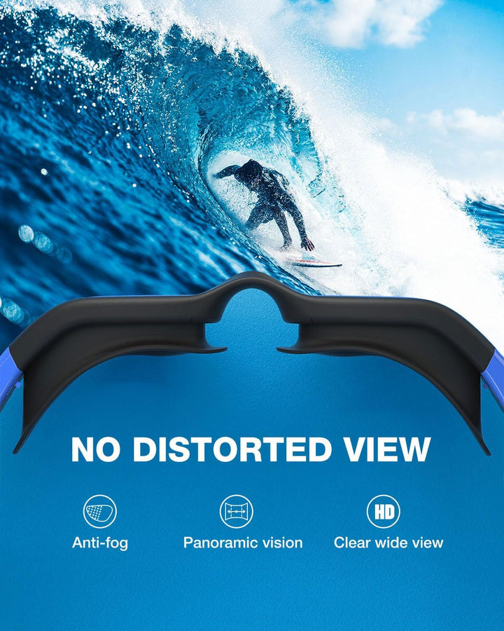 ZIONOR Polarisiert/Nein Polarisiert Schwimmbrille für Herren und Damen [UPGRADE], G1 Schwimmbrille U