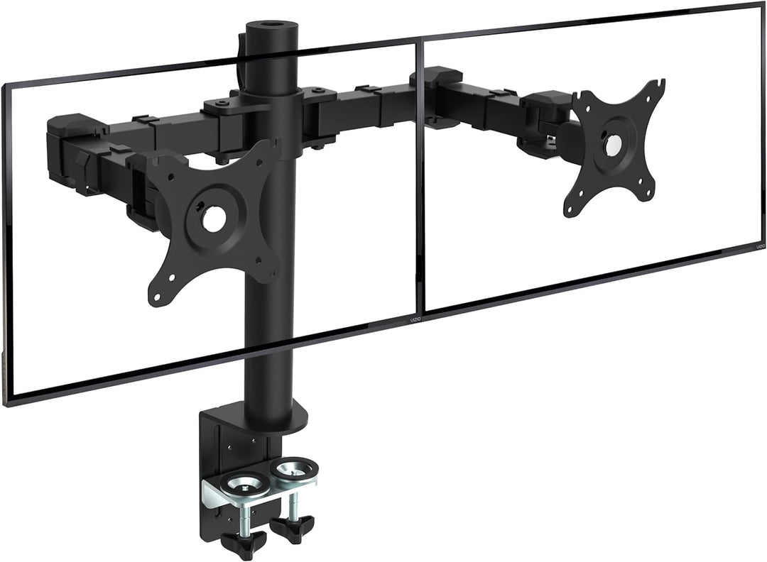 Ergosolid Verstellbarer Tischständer für 2 PC-Monitore mit Einer Diagonale von 25 bis 76 cm (10 bis