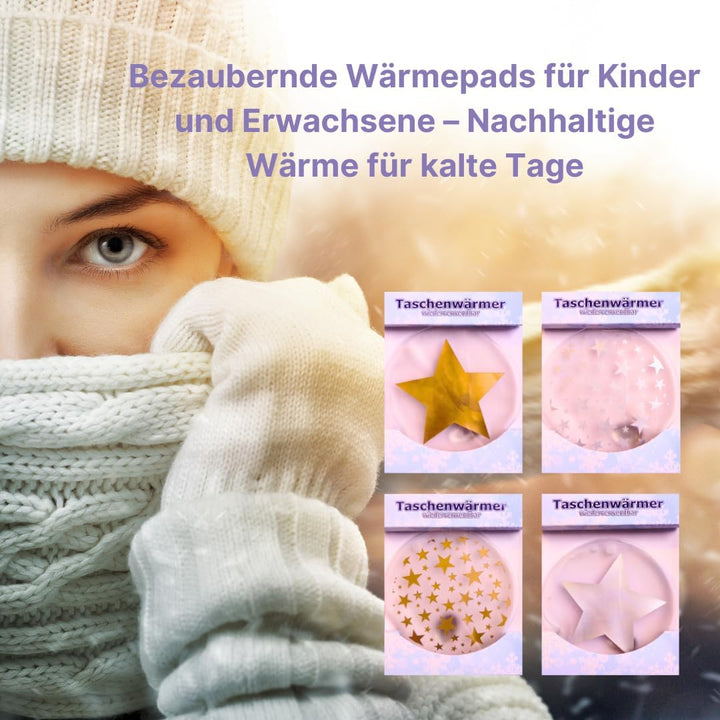 Taschenwärmer wiederverwendbar, Handwärmer, Wärmekissen, Wärmepads, Fingerwärmer für Kinder und Erwa