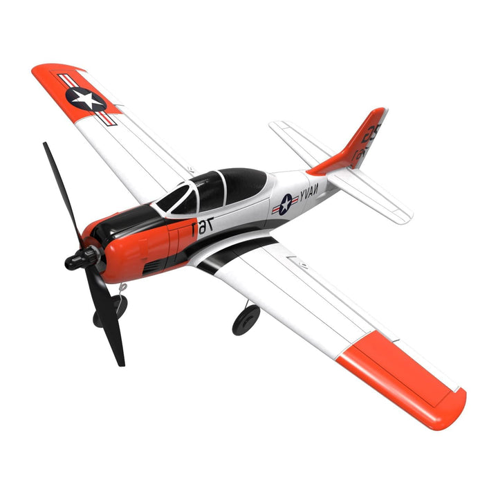 VOLANTEXRC RC Flugzeug T28 Trojan PNP Version ohne Batterie ohne Fernbedienung mit 6 Achsen Kreisels