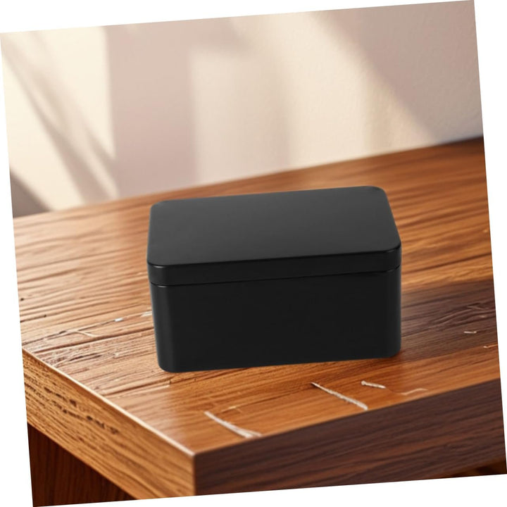 2stücke Kleine Rechteckige Metalldosen Mit Deckel Dekorative Aufbewahrungsbox Für Tee Kekse Und Klei