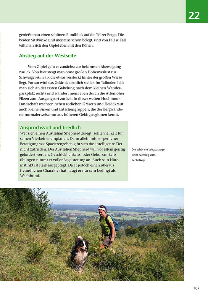 Die schönsten Wanderungen mit Hunden: Oberbayern Aktualisierte Neuauflage! Jetzt 36 Touren, Taschenb