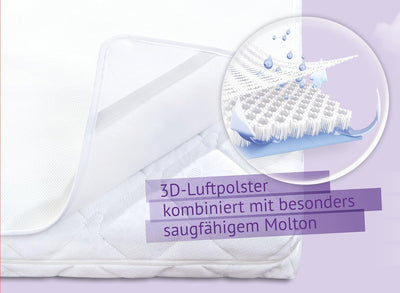 Träumeland Airsafe 3D Nässeschutzauflage mit 3D-Luftpolster zur verbesserten Luftzirkulation, Grösse