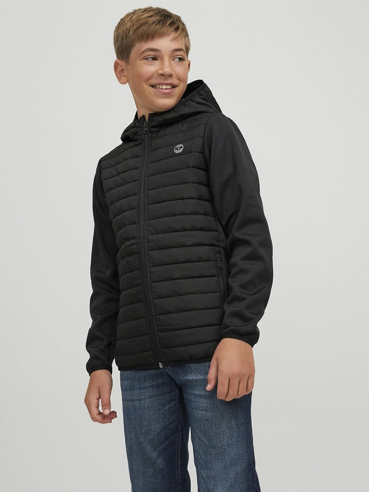 JACK & JONES Boy Hybridjacke Hybridjacke Junior 128 Black 1, 128 Black 1